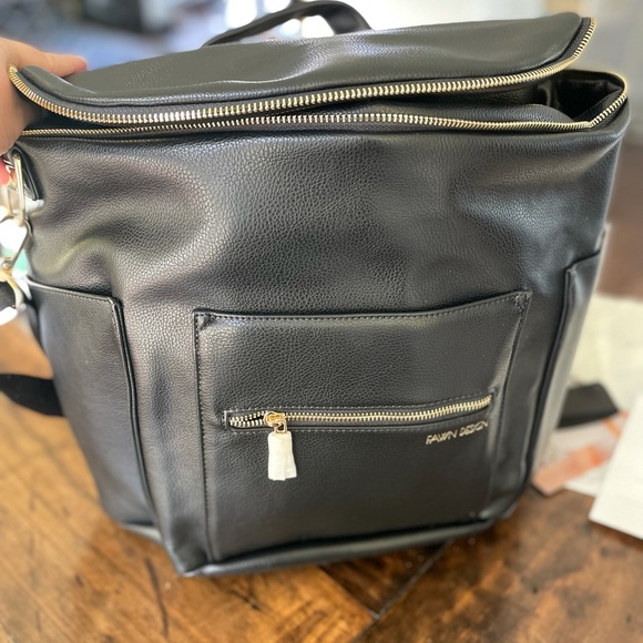 FAWN DESIGN - THE ORIGINAL DIAPER BAG - BLACK - Picture 2 of 9